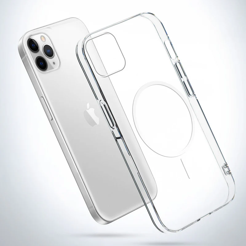 Crystal Clear Anti-Yellowing Wireless Charging Support Case For Apple iPhone 11 Pro - Image 45