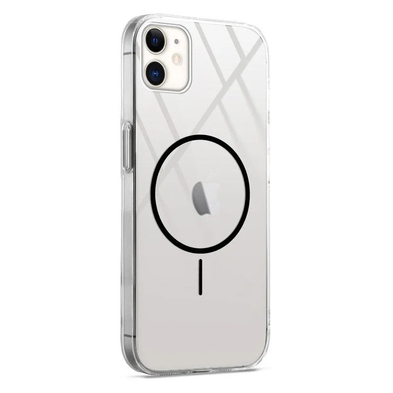 Crystal Clear Anti-Yellowing Wireless Charging Support Case For Apple iPhone 12 - Image 4