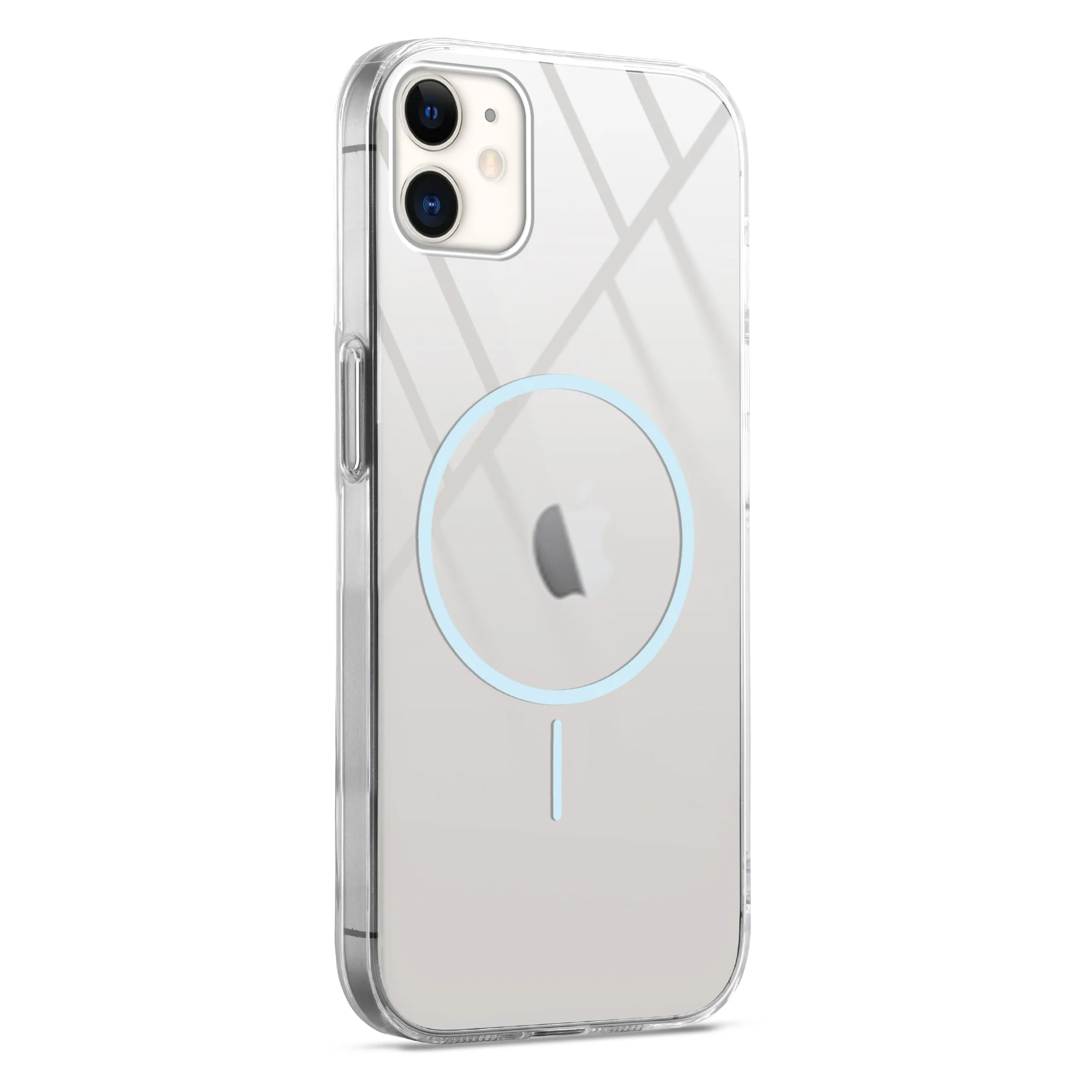 Crystal Clear Anti-Yellowing Wireless Charging Support Case For Apple iPhone 12 - Image 46