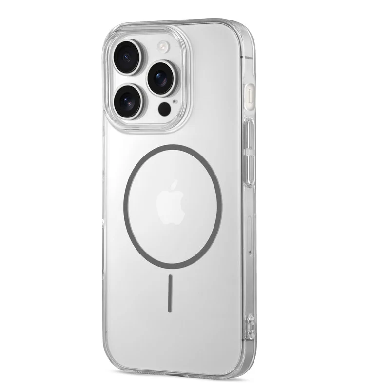 Crystal Clear Anti-Yellowing Wireless Charging Support Case For Apple iphone 13 Pro Max - Image 19