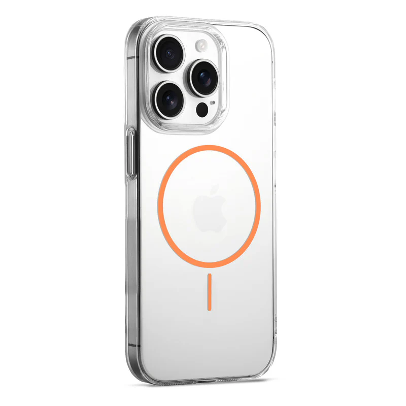 Crystal Clear Anti-Yellowing Wireless Charging Support Case For Apple iphone 13 Pro Max - Image 25