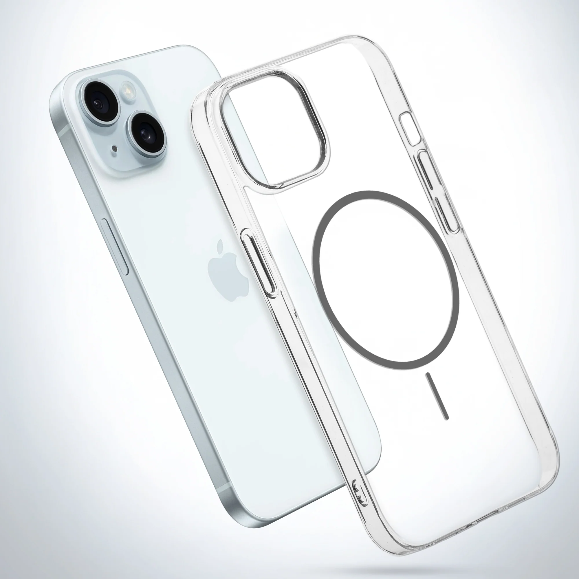 Crystal Clear Anti-Yellowing Wireless Charging Support Case For Apple iPhone 14 - Image 45