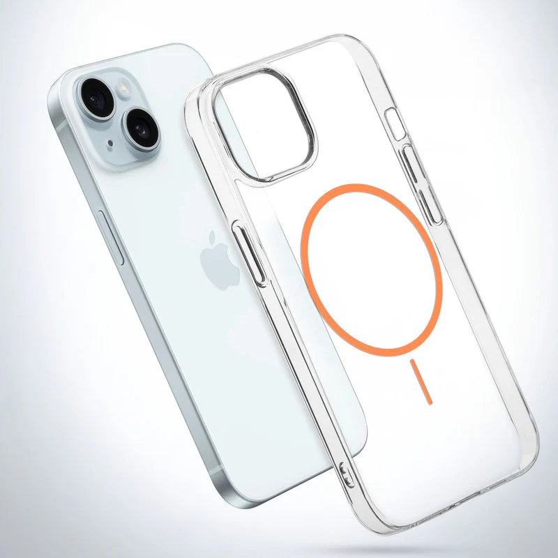 Crystal Clear Anti-Yellowing Wireless Charging Support Case For Apple iPhone 14 Plus - Image 24