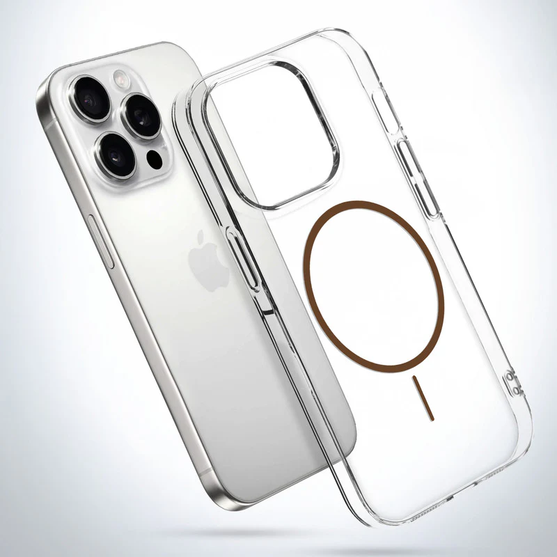 Crystal Clear Anti-Yellowing Wireless Charging Support Case For Apple iphone 14 Pro - Image 10