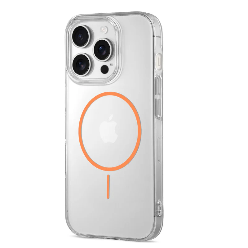 Crystal Clear Anti-Yellowing Wireless Charging Support Case For Apple iphone 14 Pro Max - Image 26