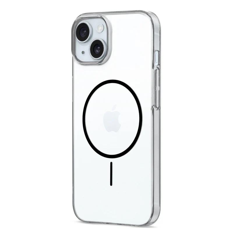 Crystal Clear Anti-Yellowing Wireless Charging Support Case For Apple iPhone 15 - Image 5