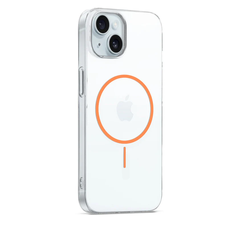 Crystal Clear Anti-Yellowing Wireless Charging Support Case For Apple iPhone 15 Plus - Image 25