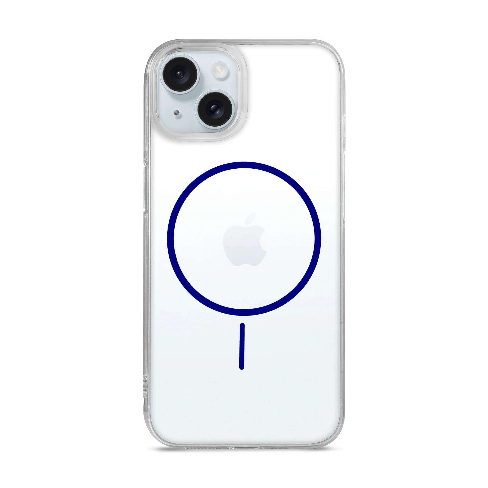 Crystal Clear Anti-Yellowing Wireless Charging Support Case For Apple iPhone 15 Plus - Image 55