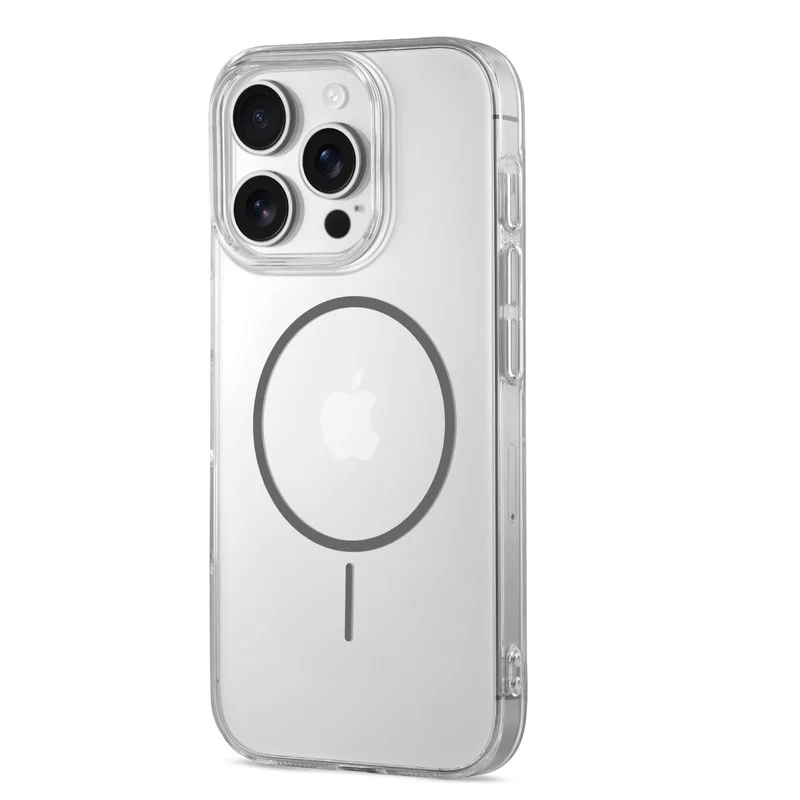 Crystal Clear Anti-Yellowing Wireless Charging Support Case For Apple iPhone 15 Pro - Image 12