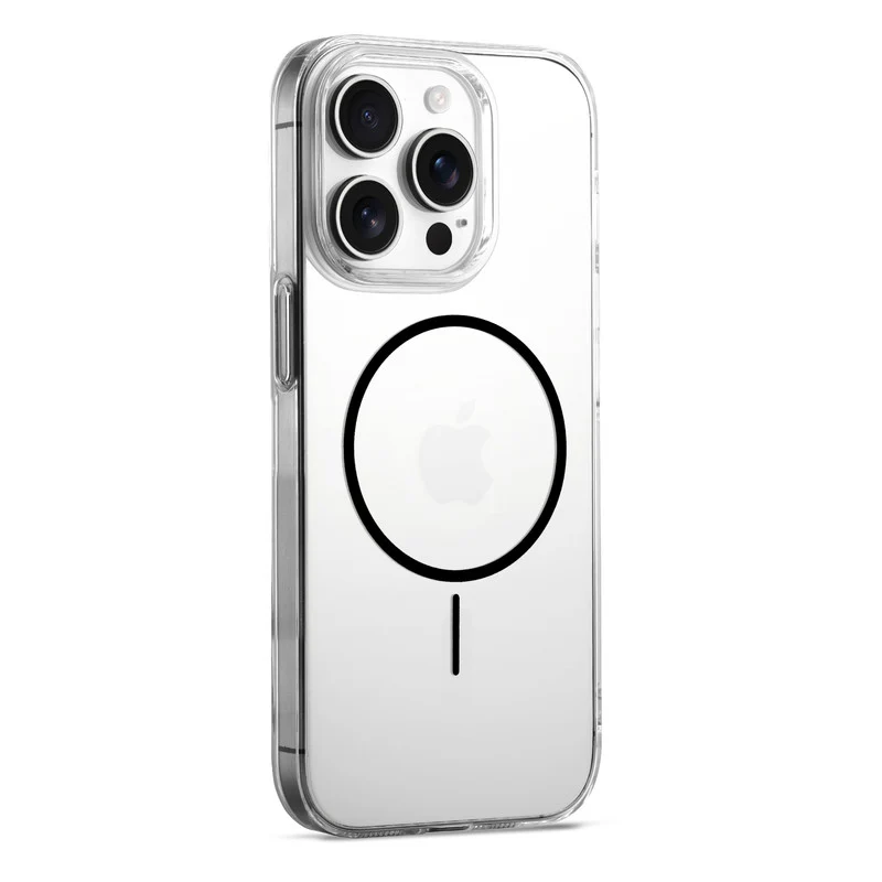 Crystal Clear Anti-Yellowing Wireless Charging Support Case For Apple iPhone 15 Pro - Image 4