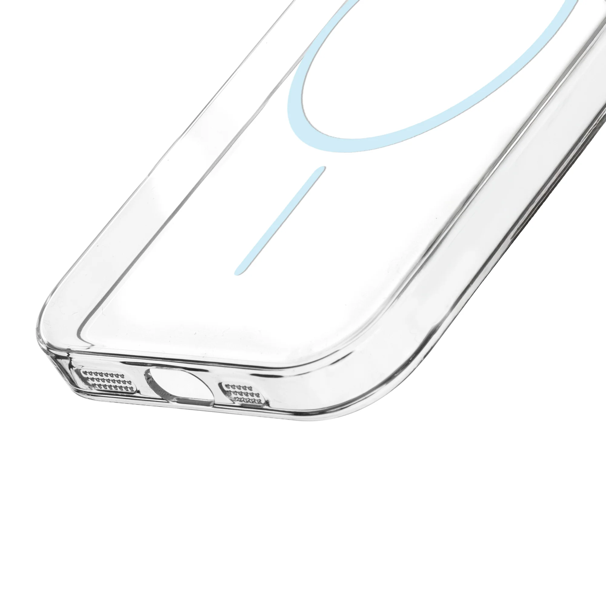 Crystal Clear Anti-Yellowing Wireless Charging Support Case For Apple iPhone 15 Pro Max - Image 49