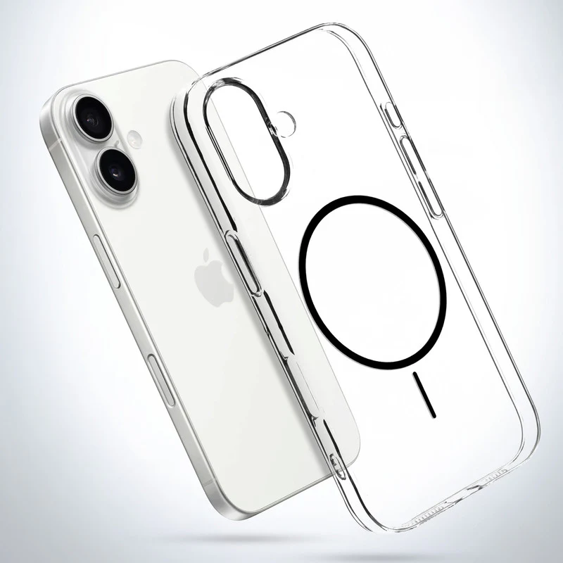 Crystal Clear Anti-Yellowing Wireless Charging Support Case For Apple iPhone 16 - Image 3