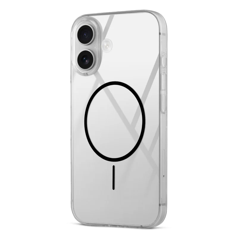 Crystal Clear Anti-Yellowing Wireless Charging Support Case For Apple iPhone 16 - Image 5
