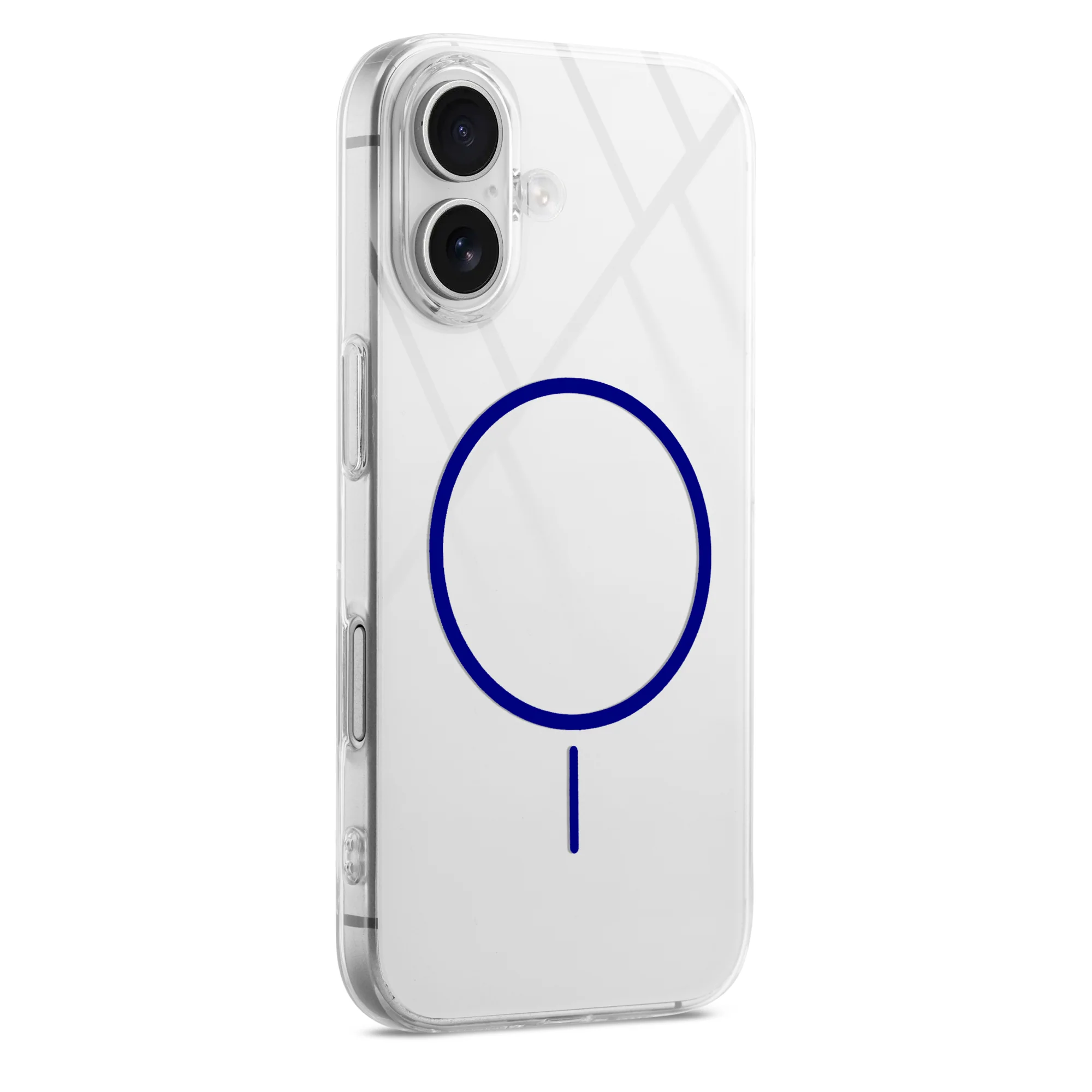 Crystal Clear Anti-Yellowing Wireless Charging Support Case For Apple iPhone 16 Plus - Image 53