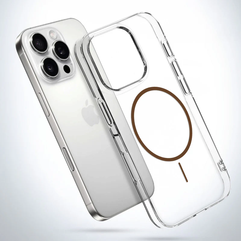 Crystal Clear Anti-Yellowing Wireless Charging Support Case For Apple iPhone 16 Pro - Image 10