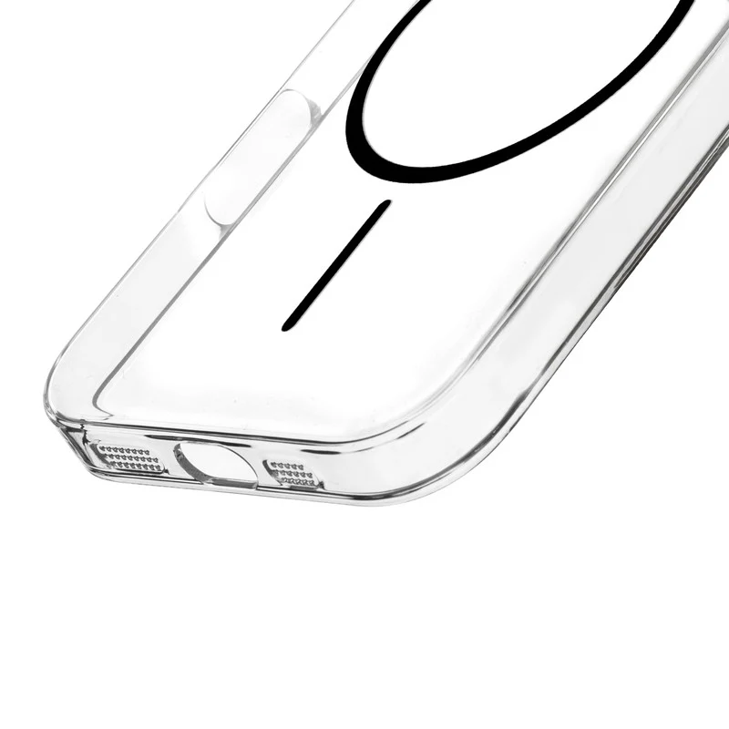 Crystal Clear Anti-Yellowing Wireless Charging Support Case For Apple iphone 16 Pro Max - Image 7