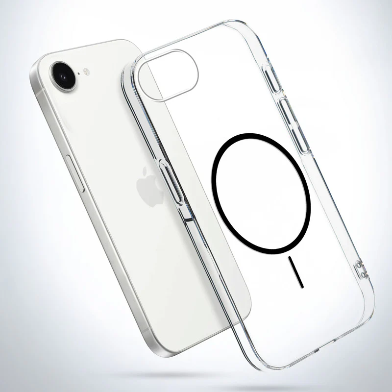 Crystal Clear Anti-Yellowing Wireless Charging Support Case For Apple iPhone 16e - Image 3