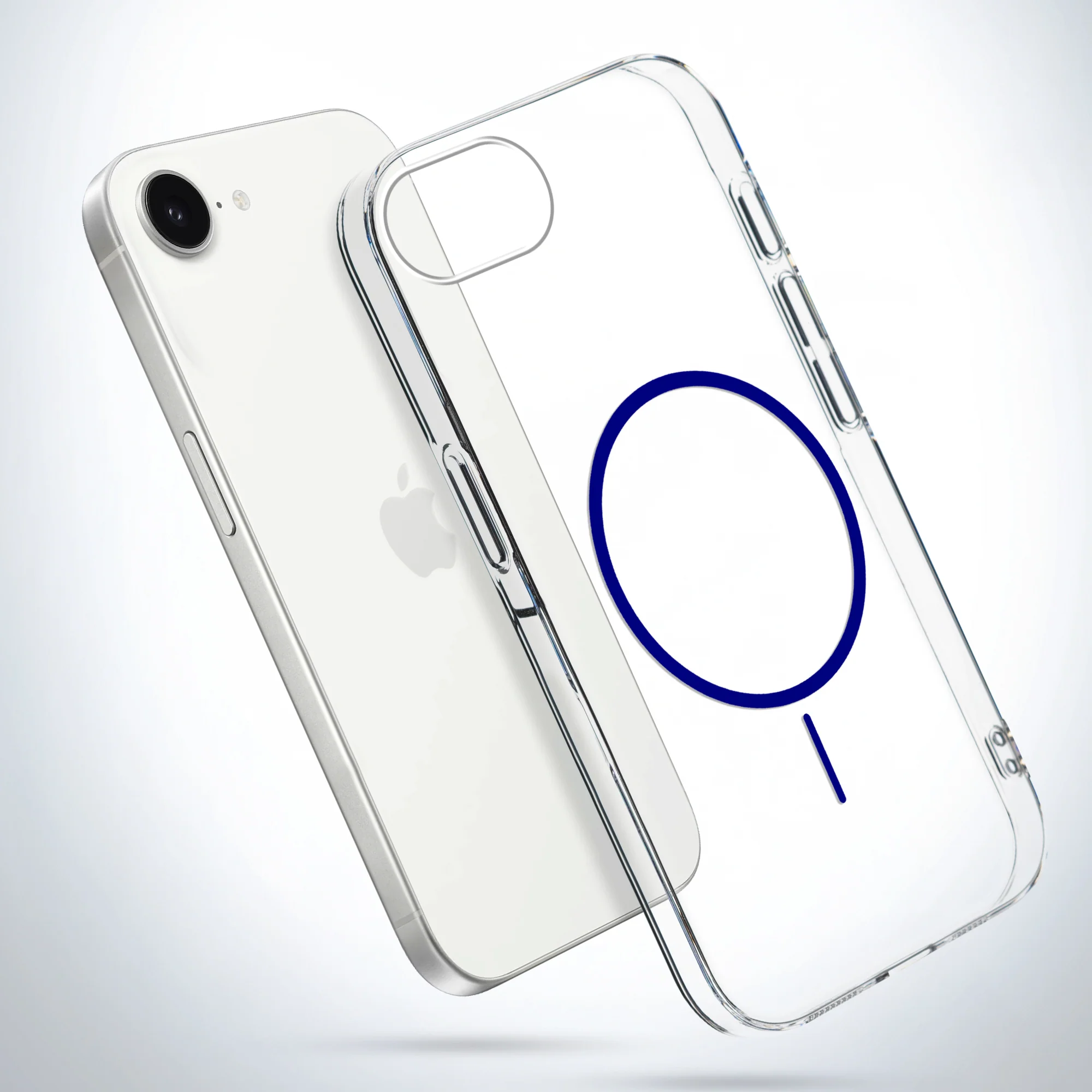Crystal Clear Anti-Yellowing Wireless Charging Support Case For Apple iPhone 16e - Image 38