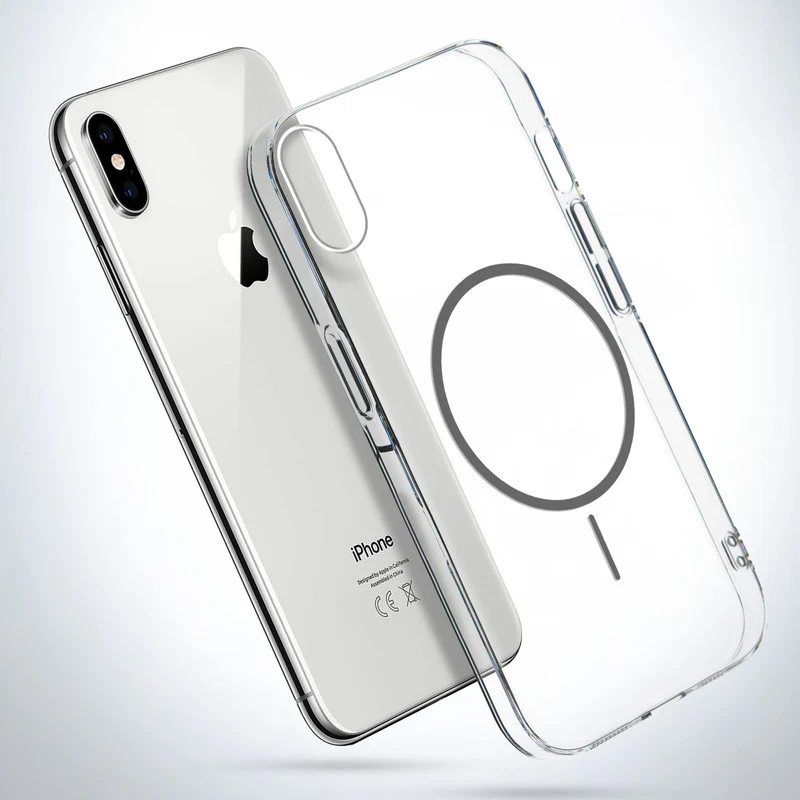 Crystal Clear Anti-Yellowing Wireless Charging Support Case For Apple iPhone X - Image 17