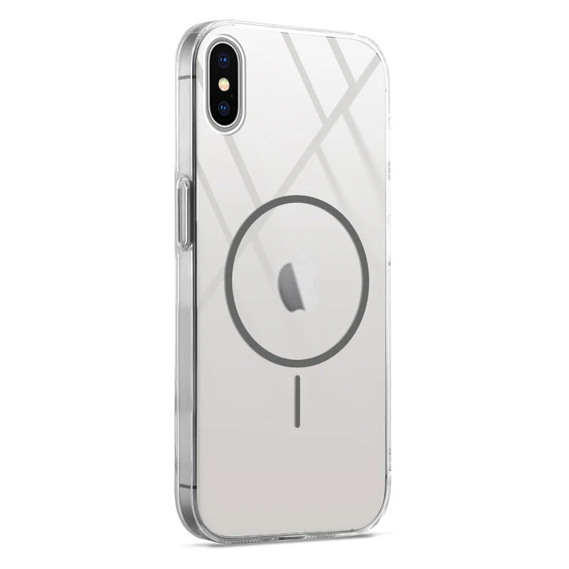 Crystal Clear Anti-Yellowing Wireless Charging Support Case For Apple iPhone X - Image 18