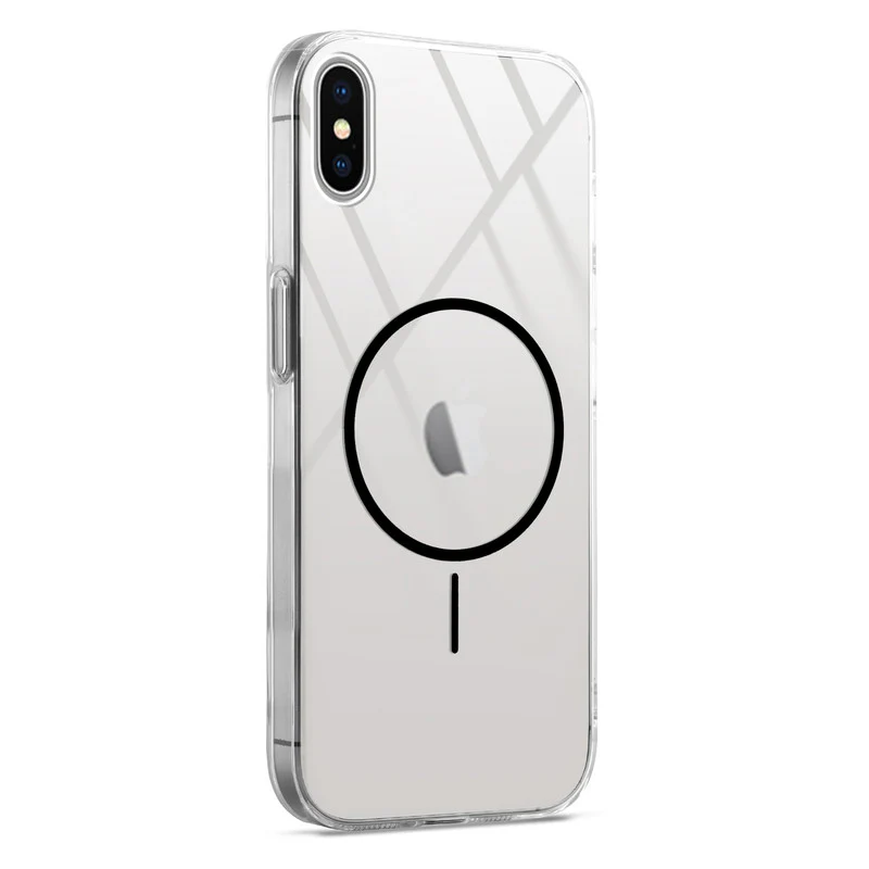 Crystal Clear Anti-Yellowing Wireless Charging Support Case For Apple iPhone X - Image 4