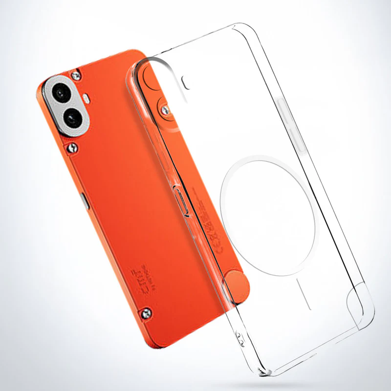 Crystal Clear Anti-Yellowing Wireless Charging Support Case For CMF Nothing Phone 1 - Image 10