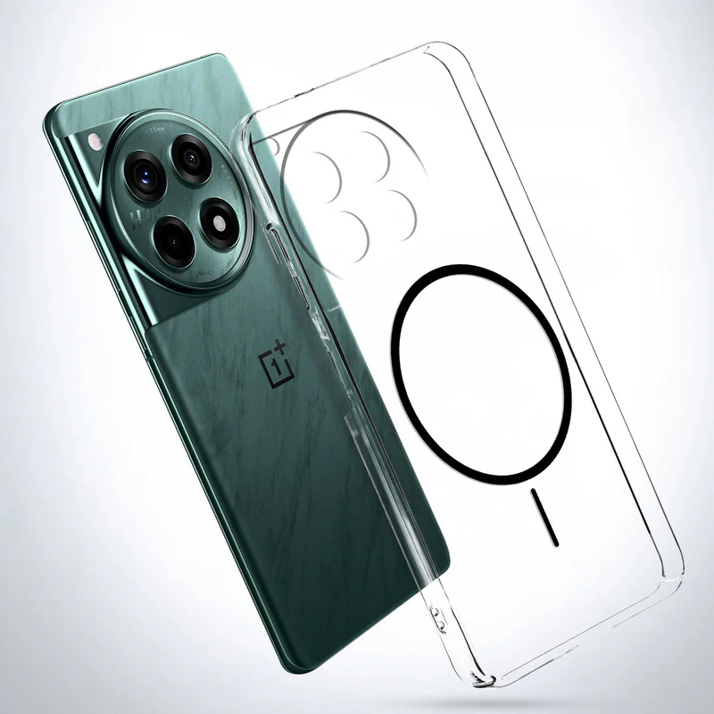 Crystal Clear Anti-Yellowing Wireless Charging Support Case For OnePlus 12R - Image 3