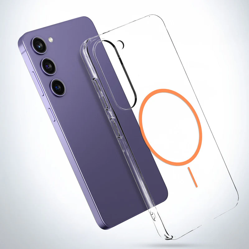 Crystal Clear Anti-Yellowing Wireless Charging Support Case For Samsung S23 5G - Image 24