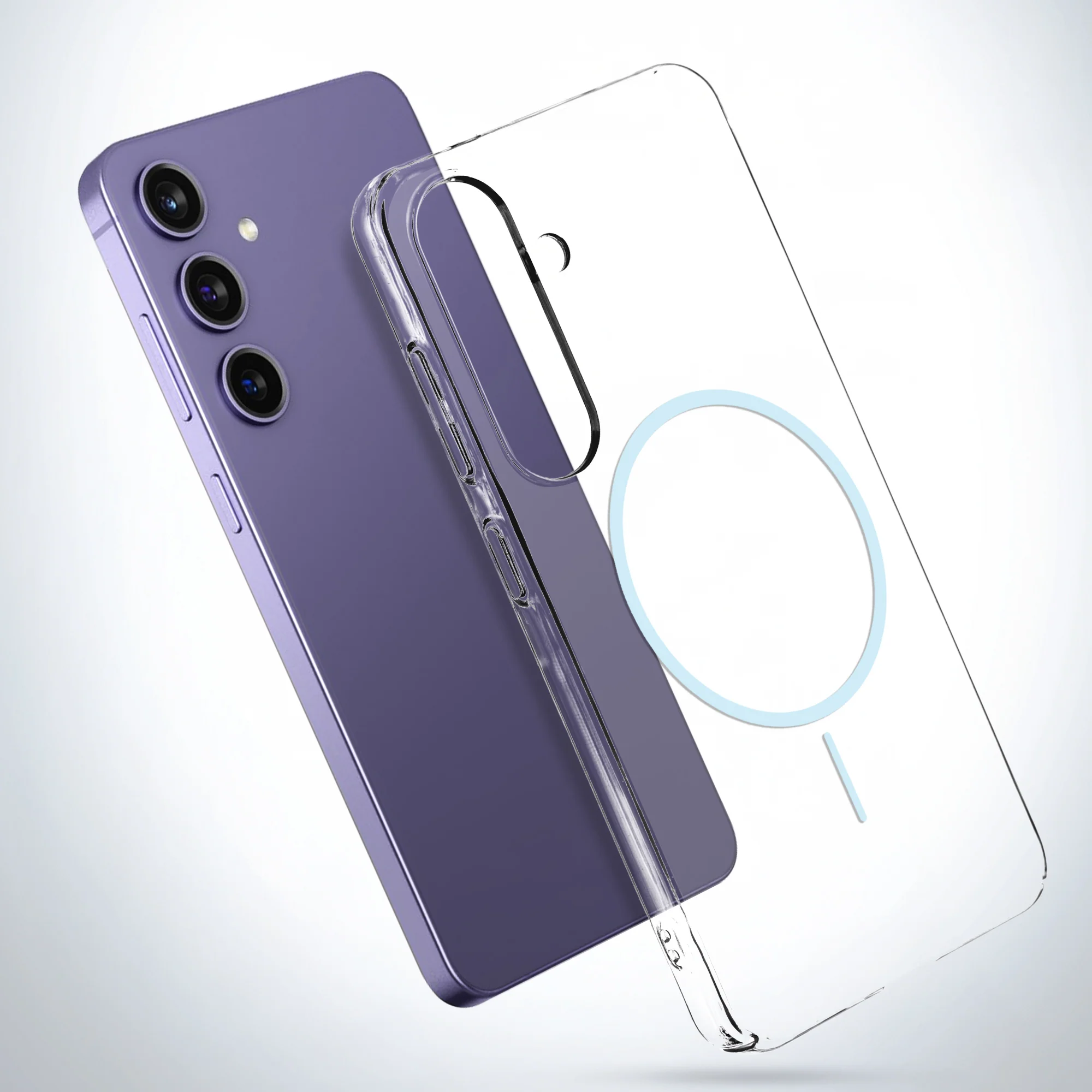 Crystal Clear Anti-Yellowing Wireless Charging Support Case For Samsung S23 FE 5G - Image 38