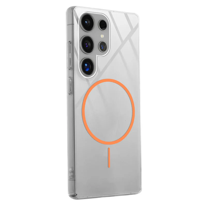 Crystal Clear Anti-Yellowing Wireless Charging Support Case For Samsung S23 Ultra 5G - Image 18