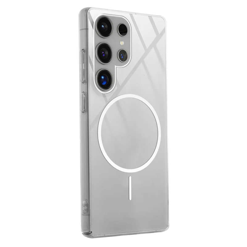 Crystal Clear Anti-Yellowing Wireless Charging Support Case For Samsung S24 Ultra 5G - Image 25