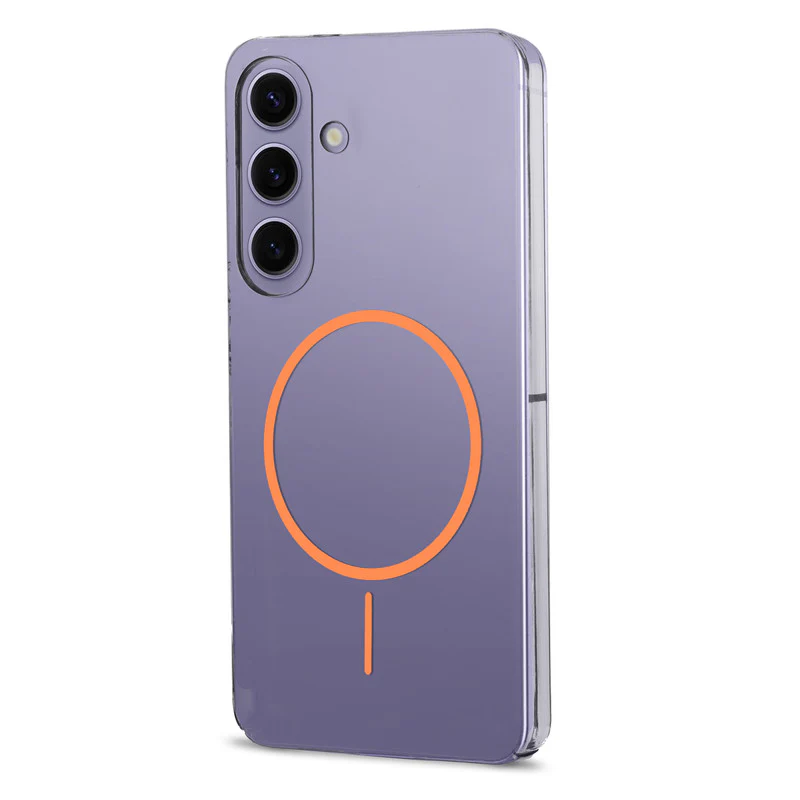 Crystal Clear Anti-Yellowing Wireless Charging Support Case For Samsung S25 5G - Image 26