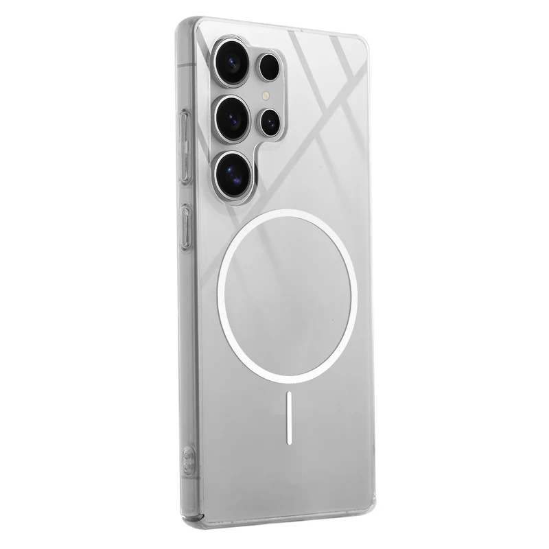 Crystal Clear Anti-Yellowing Wireless Charging Support Case For Samsung S25 Ultra 5G - Image 25