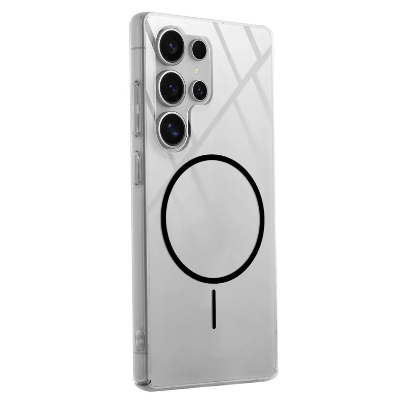 Crystal Clear Anti-Yellowing Wireless Charging Support Case For Samsung S25 Ultra 5G - Image 4