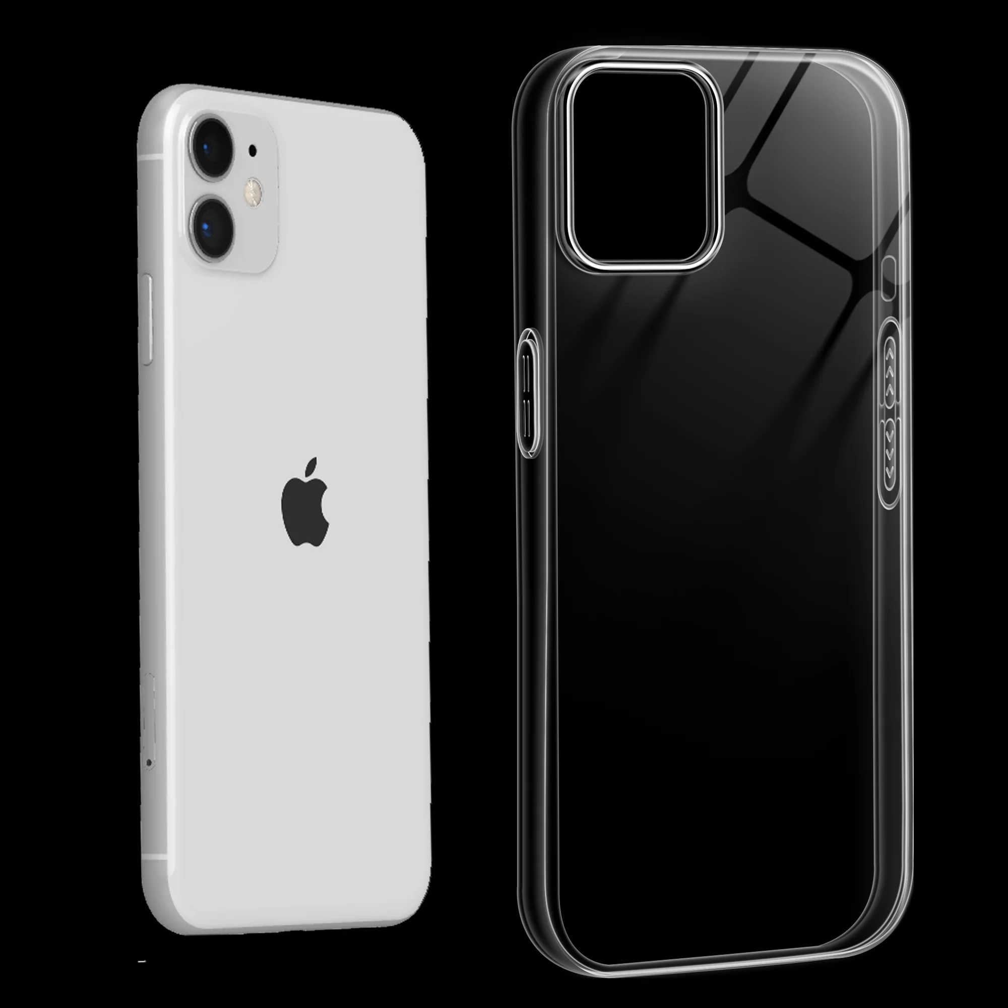 Crystal Clear Anti-Yellow Transparent Back Cover Case With Camera Ring Protection for Apple iPhone 11 - Image 12
