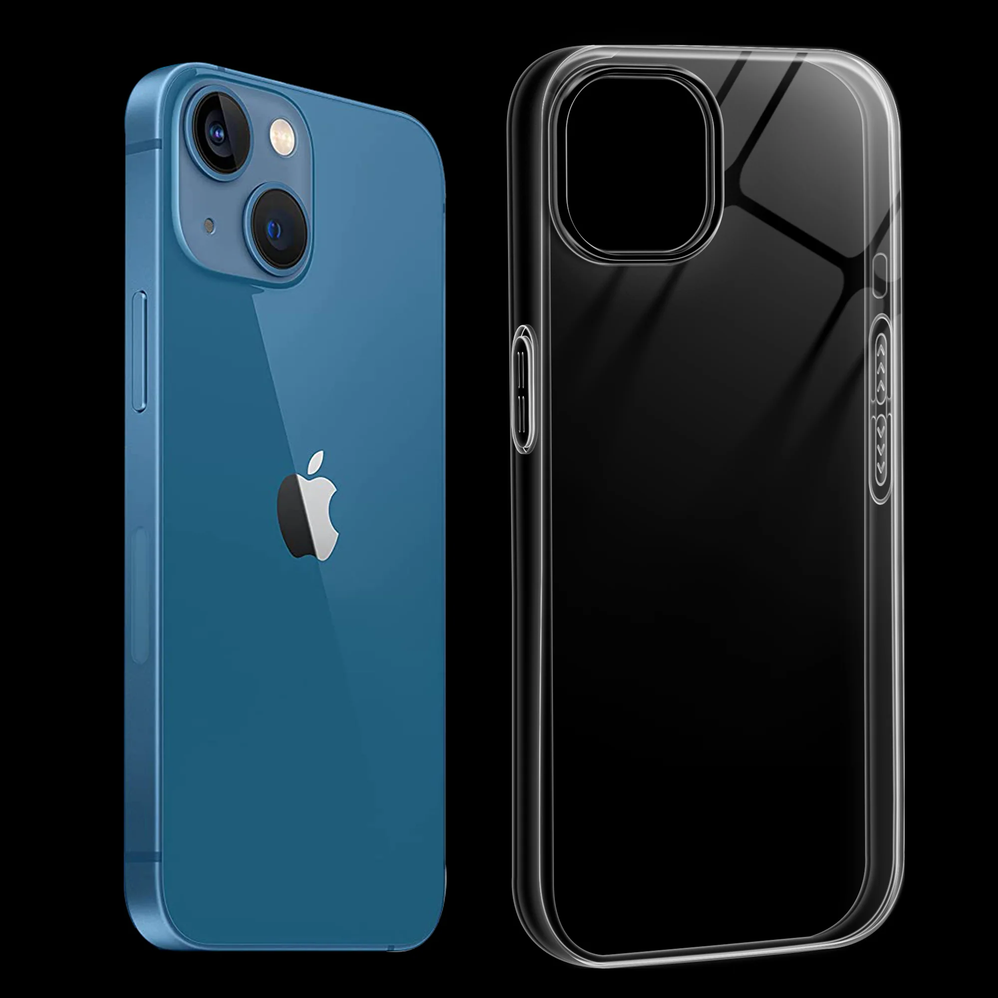 Crystal Clear Anti-Yellow Transparent Back Cover Case With Camera Ring Protection for Apple iPhone 13 - Image 6
