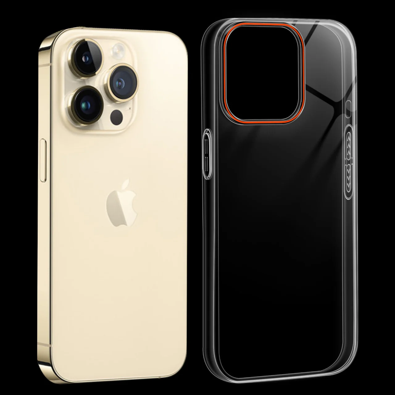 Crystal Clear Anti-Yellow Transparent Back Cover Case With Camera Ring Protection for Apple iPhone 13 Pro - Image 6