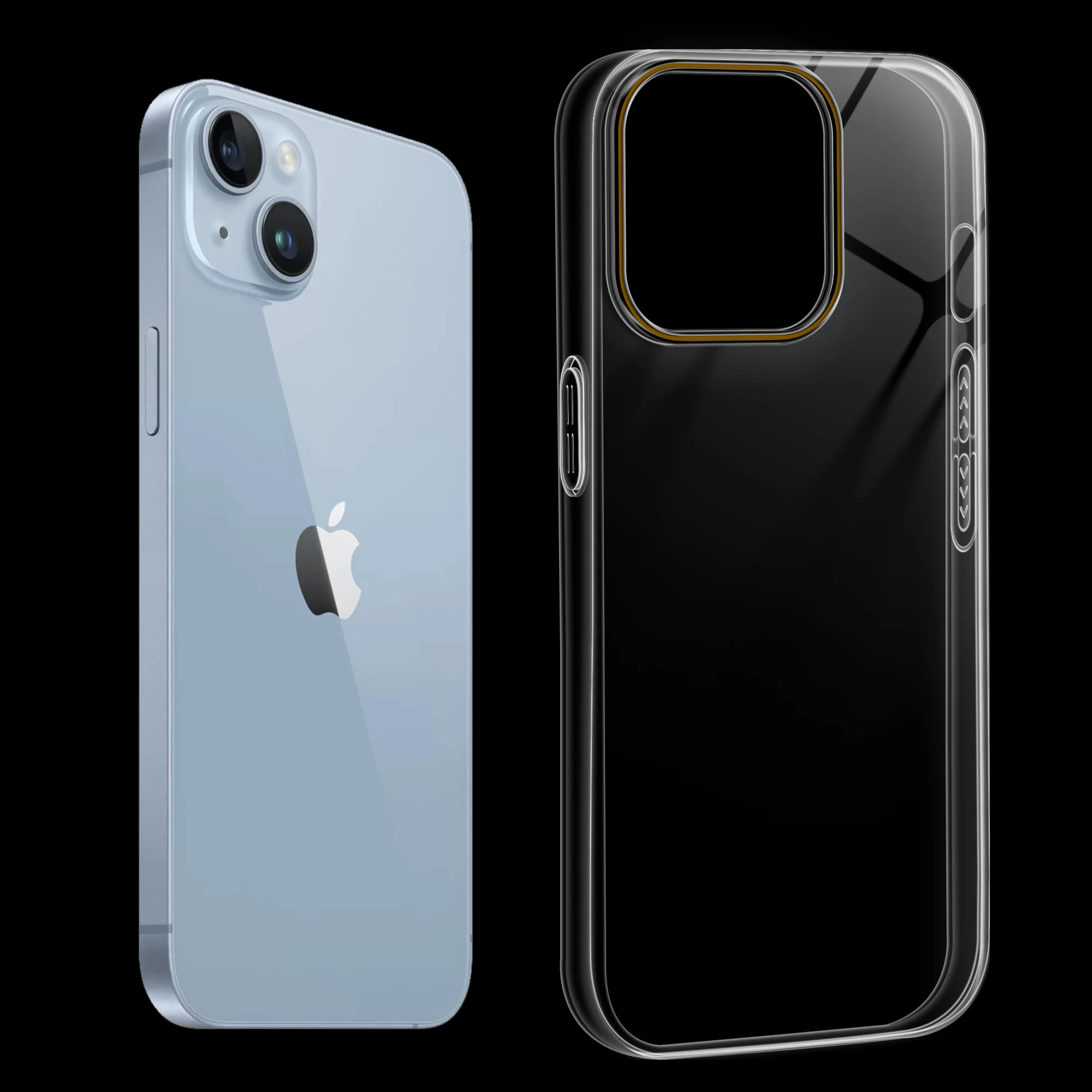 Crystal Clear Anti-Yellow Transparent Back Cover Case With Camera Ring Protection for Apple iPhone 14 - Image 12