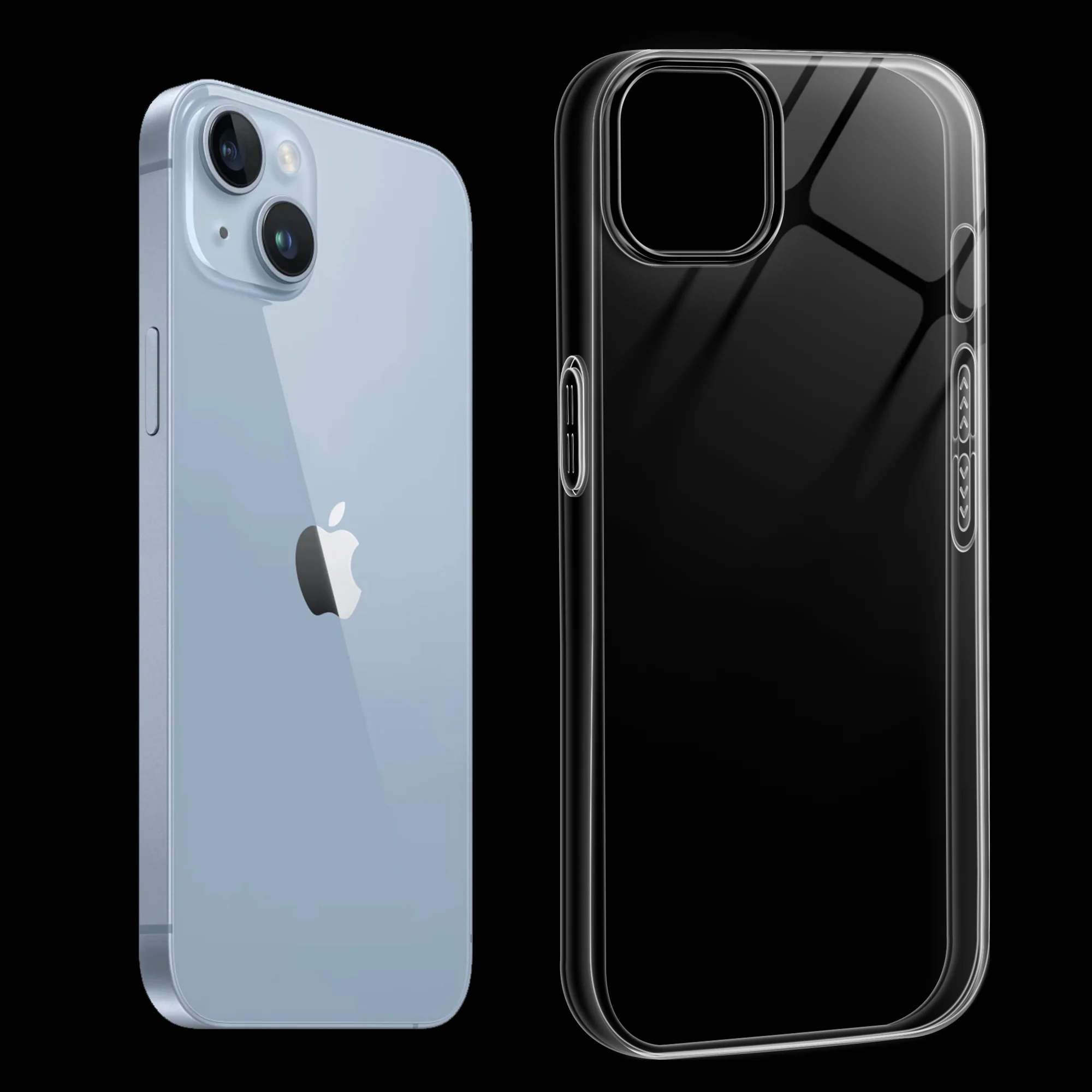 Crystal Clear Anti-Yellow Transparent Back Cover Case With Camera Ring Protection for Apple iPhone 14 - Image 6