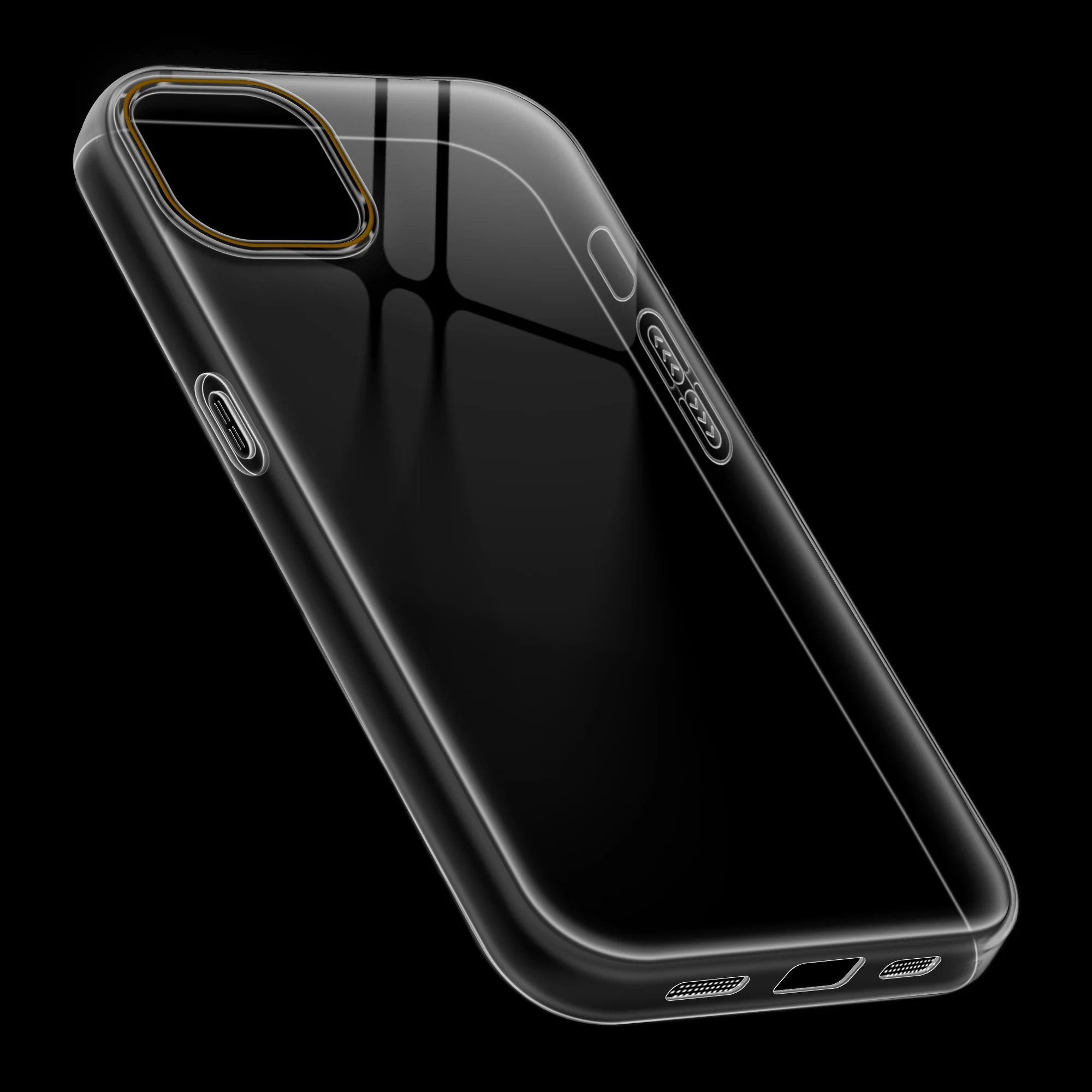 Crystal Clear Anti-Yellow Transparent Back Cover Case With Camera Ring Protection for Apple iPhone 14 Plus - Image 11