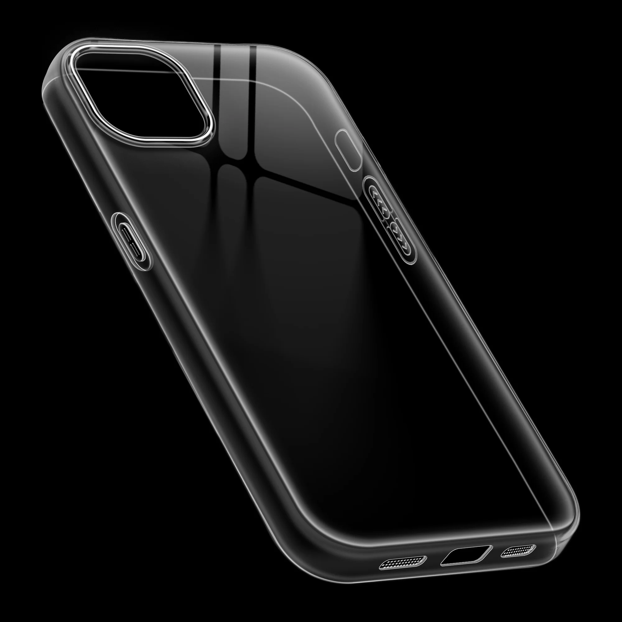 Crystal Clear Anti-Yellow Transparent Back Cover Case With Camera Ring Protection for Apple iPhone 14 Plus - Image 29