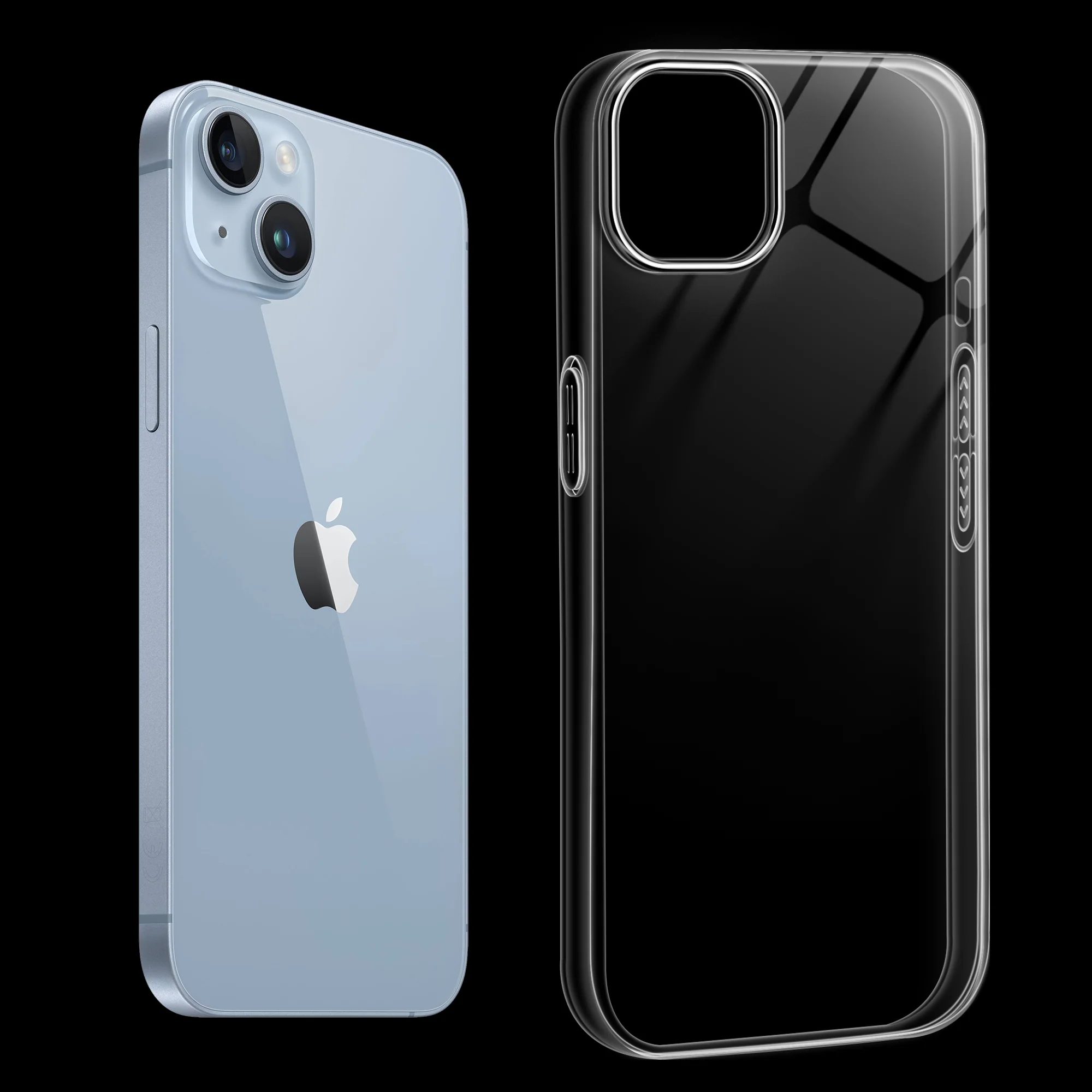 Crystal Clear Anti-Yellow Transparent Back Cover Case With Camera Ring Protection for Apple iPhone 14 Plus - Image 30
