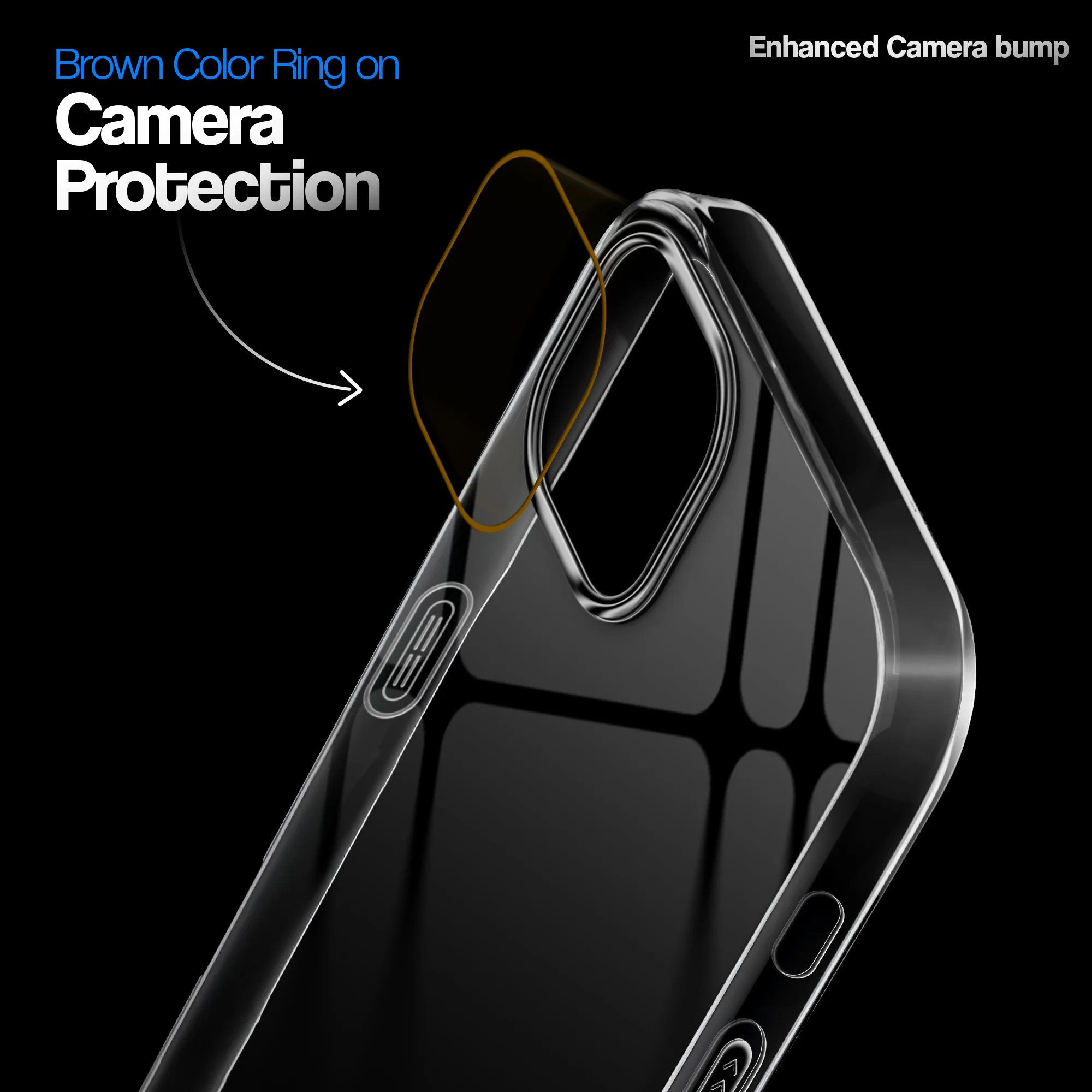 Crystal Clear Anti-Yellow Transparent Back Cover Case With Camera Ring Protection for Apple iPhone 14 Plus - Image 9