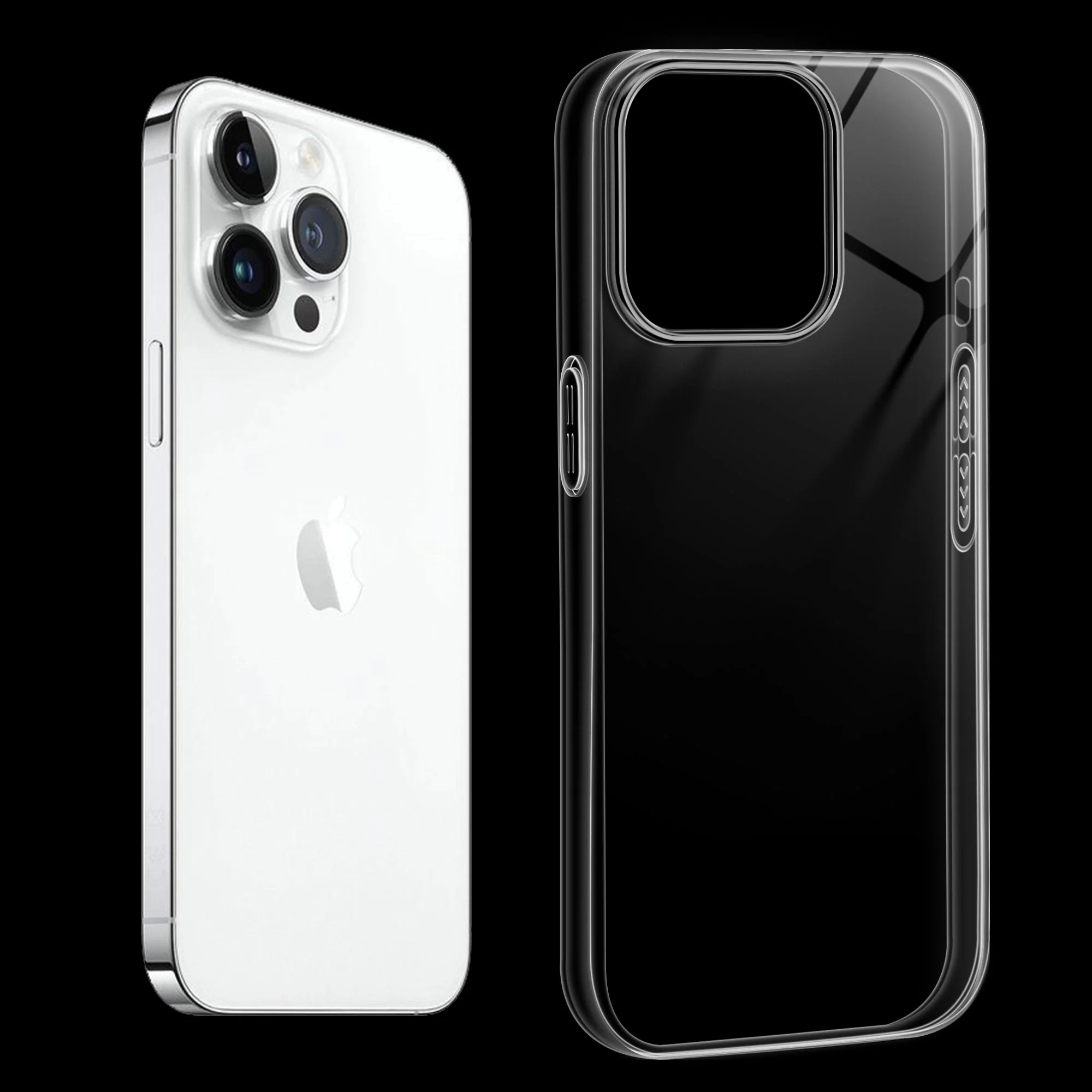Crystal Clear Anti-Yellow Transparent Back Cover Case With Camera Ring Protection for Apple iPhone 14 Pro - Image 18