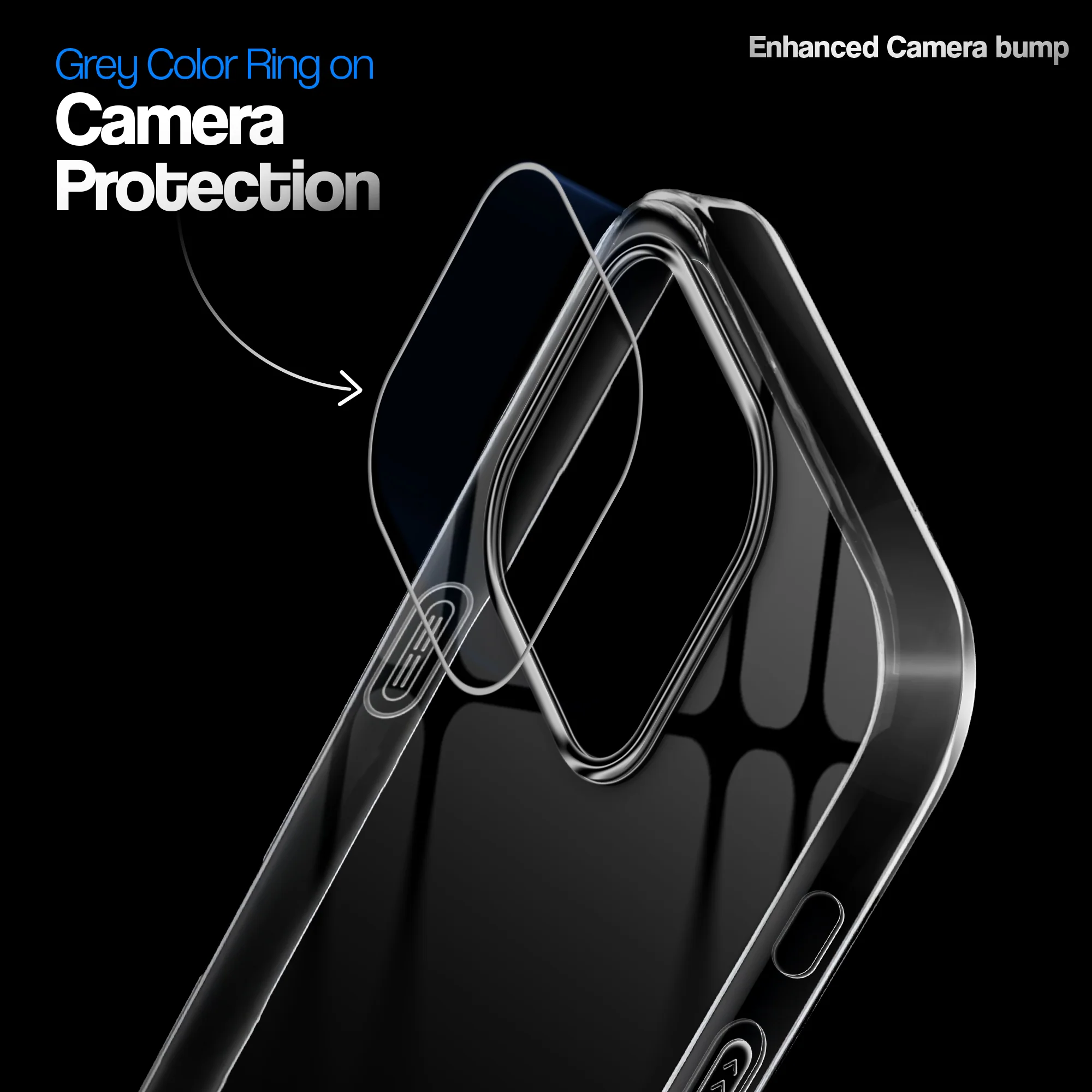 Crystal Clear Anti-Yellow Transparent Back Cover Case With Camera Ring Protection for Apple iPhone 14 Pro Max - Image 15