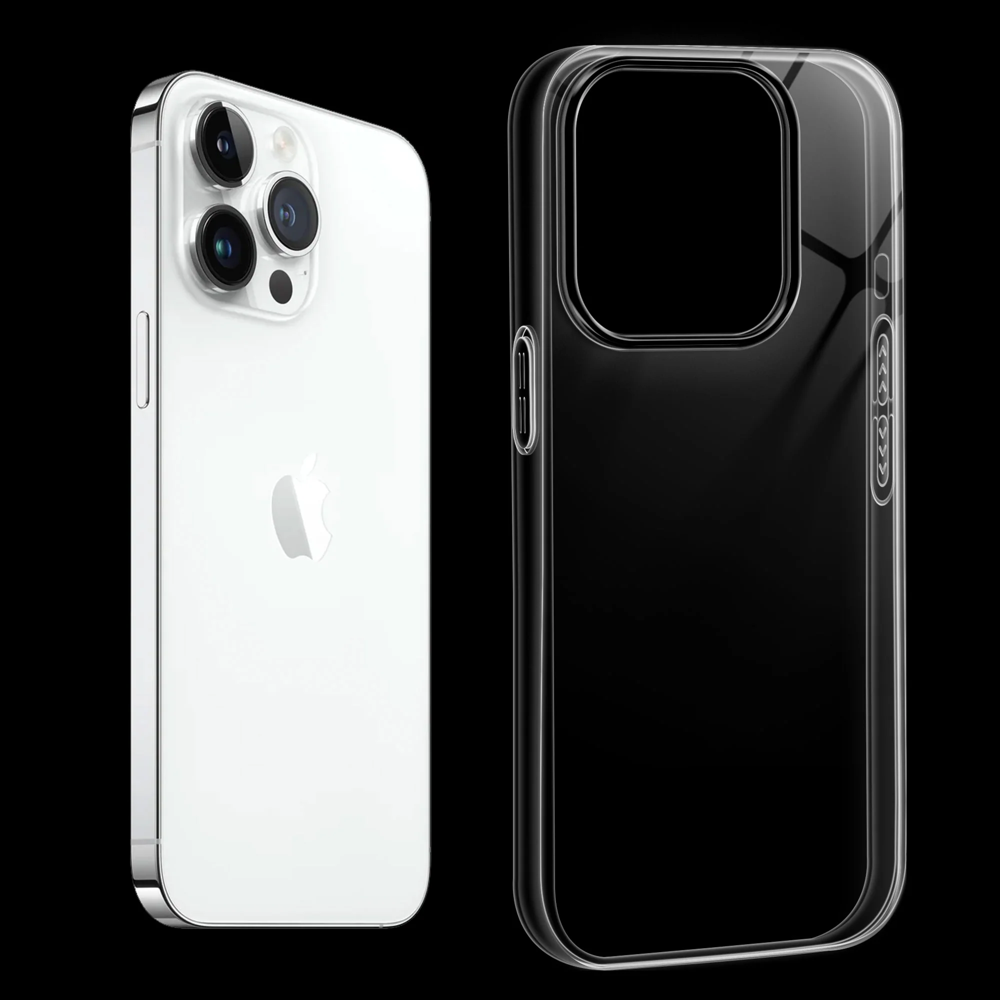 Crystal Clear Anti-Yellow Transparent Back Cover Case With Camera Ring Protection for Apple iPhone 14 Pro Max - Image 6