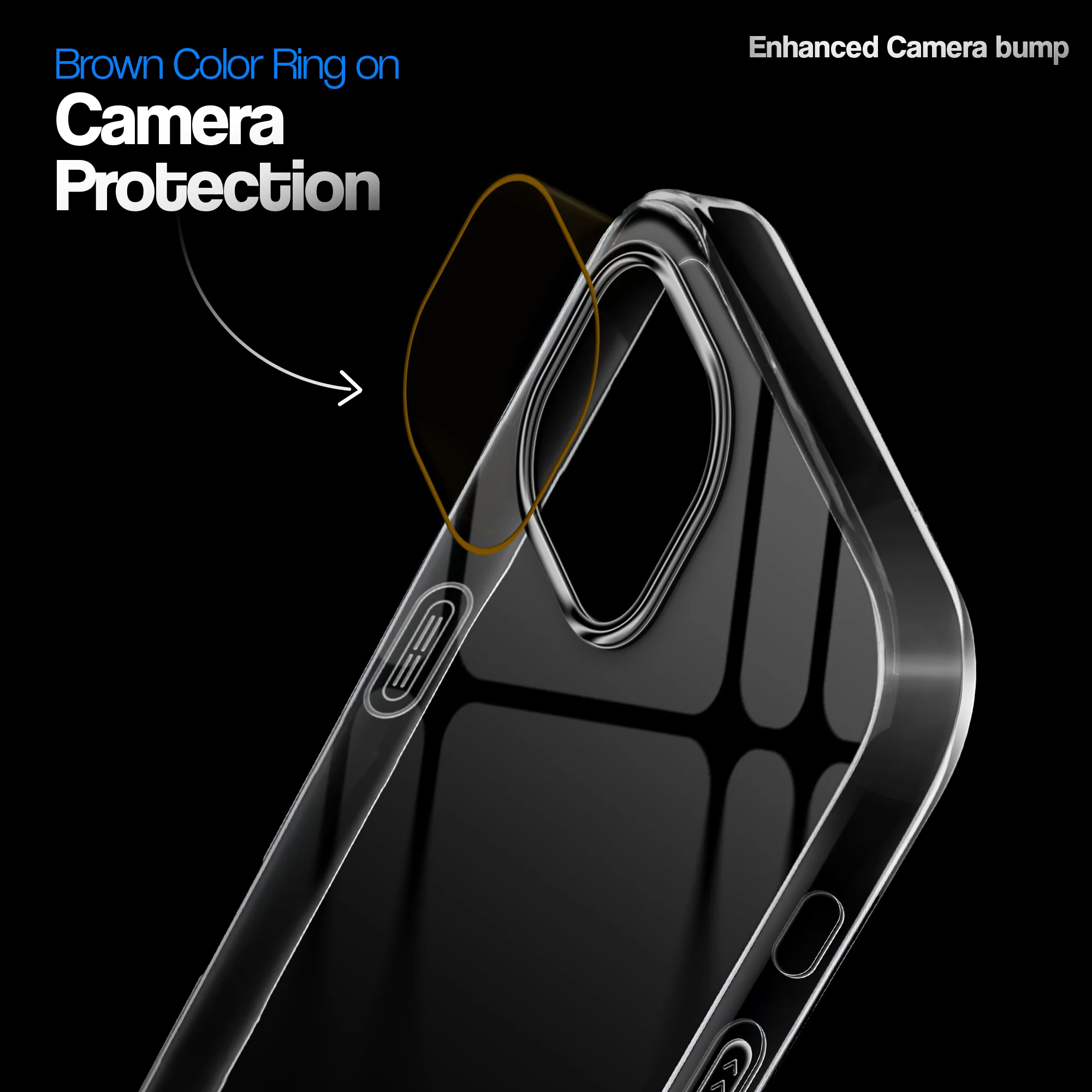Crystal Clear Anti-Yellow Transparent Back Cover Case With Camera Ring Protection for Apple iPhone 15 - Image 15