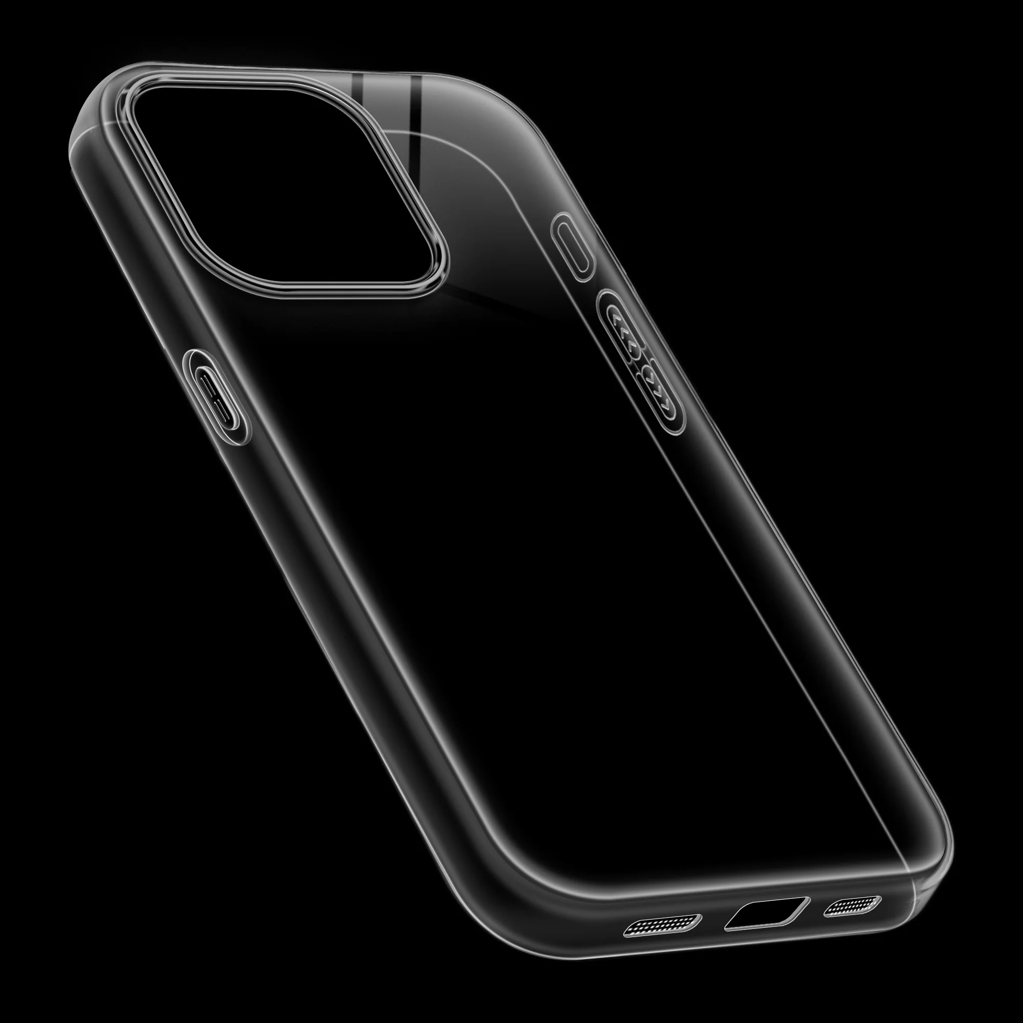 Crystal Clear Anti-Yellow Transparent Back Cover Case With Camera Ring Protection for Apple iPhone 15 Pro - Image 11
