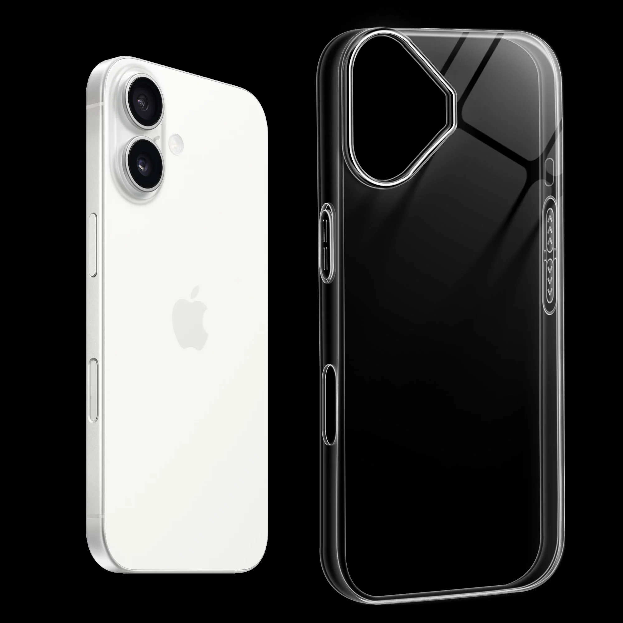 Crystal Clear Anti-Yellow Transparent Back Cover Case With Camera Ring Protection for Apple iPhone 16 - Image 12