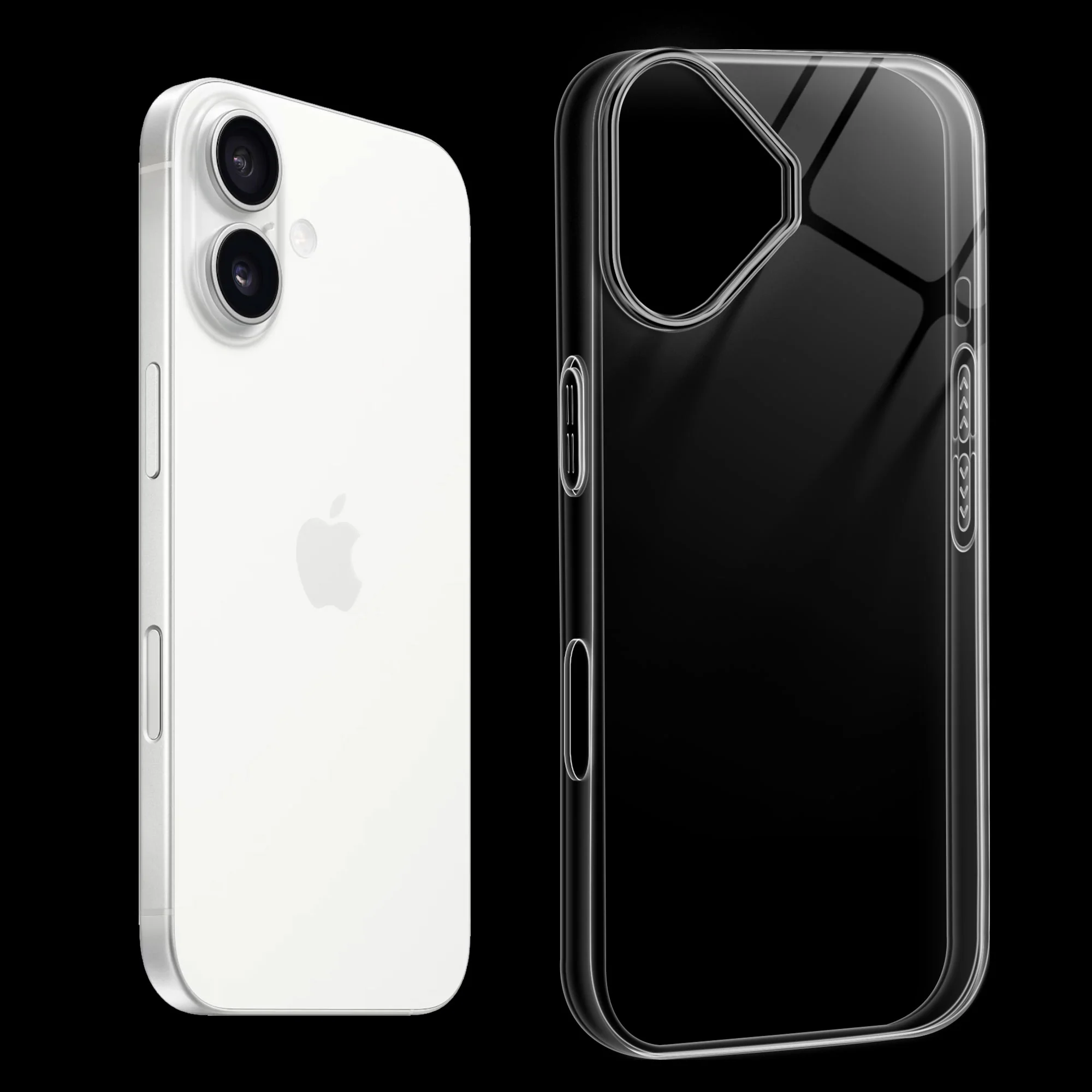 Crystal Clear Anti-Yellow Transparent Back Cover Case With Camera Ring Protection for Apple iPhone 16 - Image 18